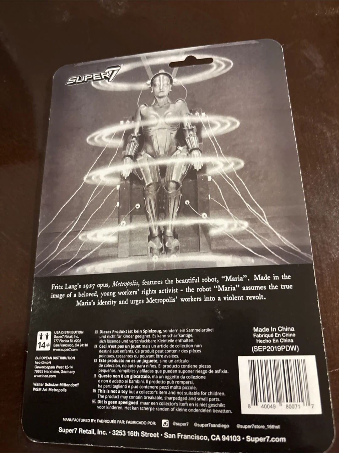 Metropolis Maria Action Figure - New in Box - photo 2