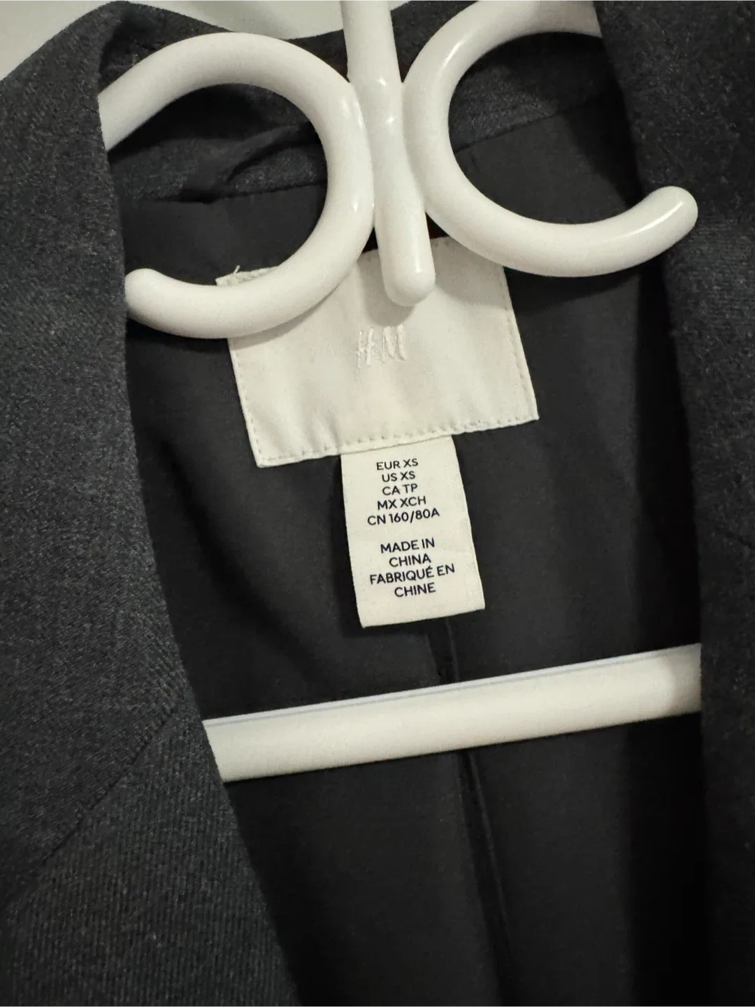 H&M Grey Coat - Size XS image indicator(4)