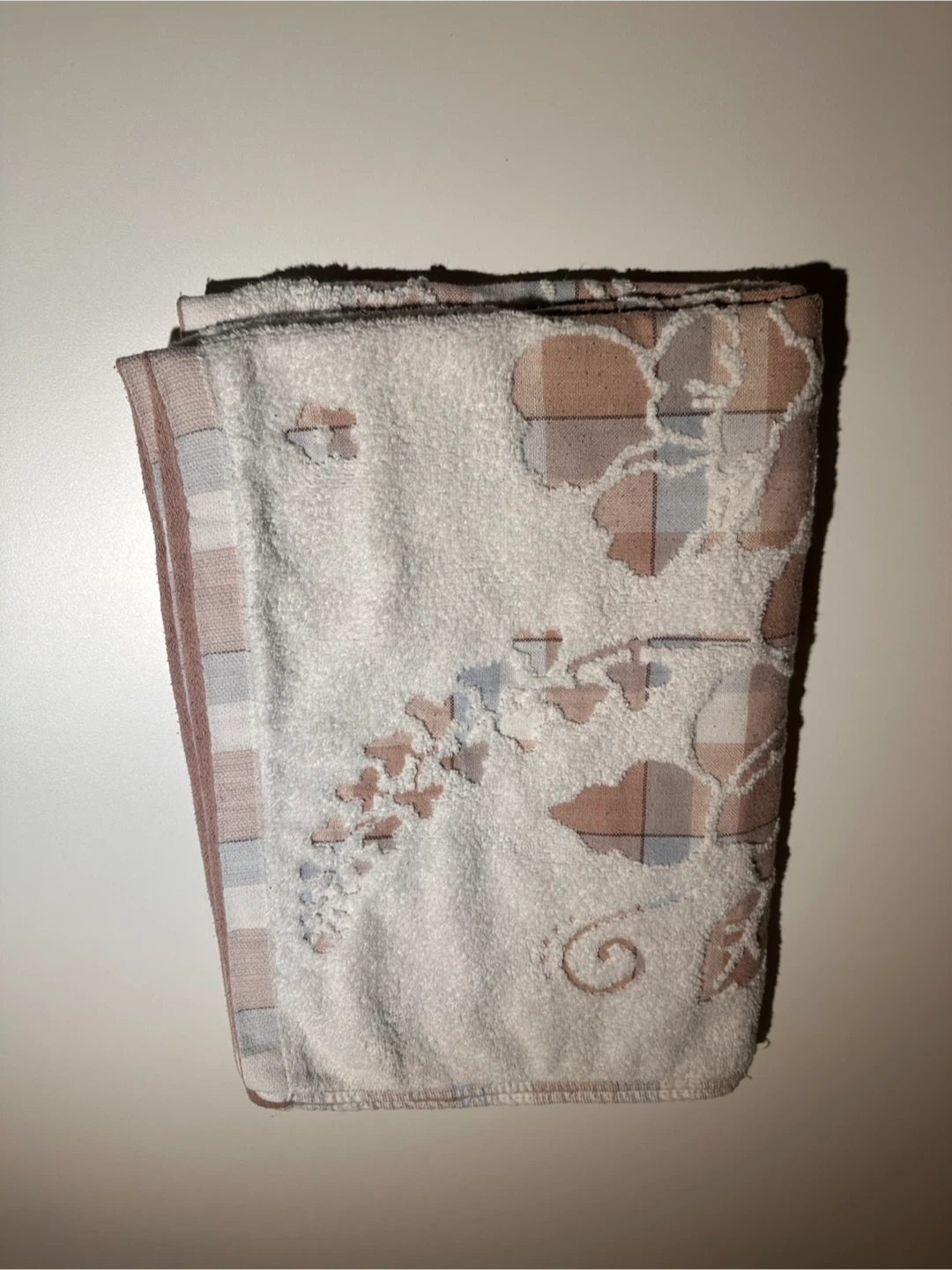 a pair of Face towel on pillow