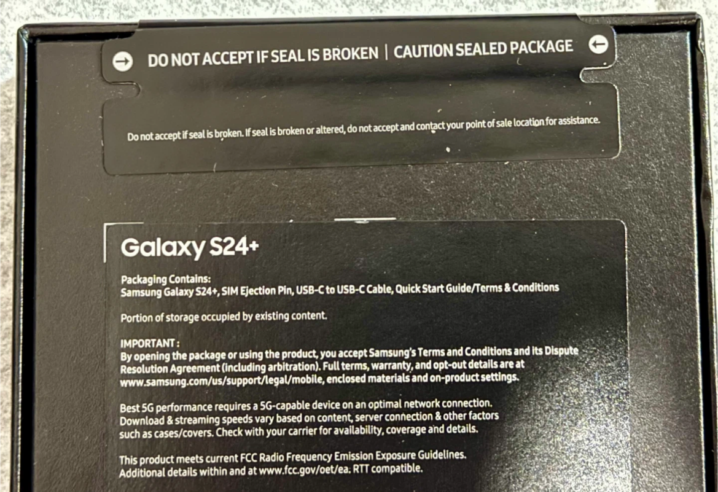New Samsung Galaxy S24+ 512GB (unlocked, factory sealed, blue) - photo 3