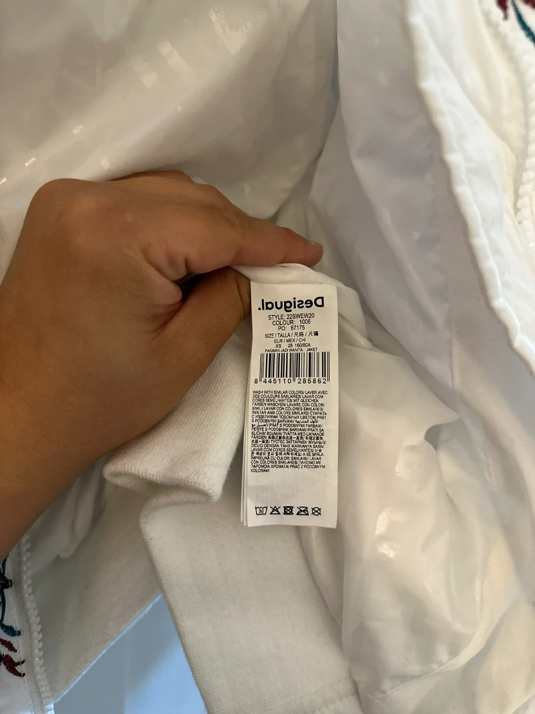 Desigual Floral Padded Jacket - Size XS image indicator(4)