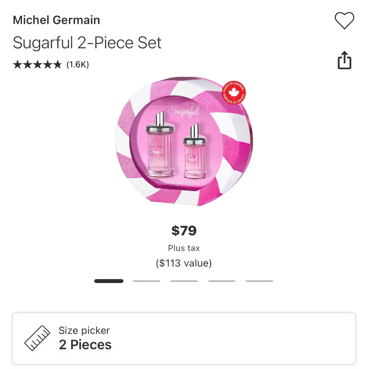 Michel Germain Sugarful 2-Piece Perfume Gift Set image indicator(4)