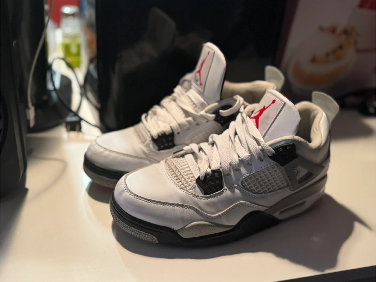 Air Jordan 4 White Cement