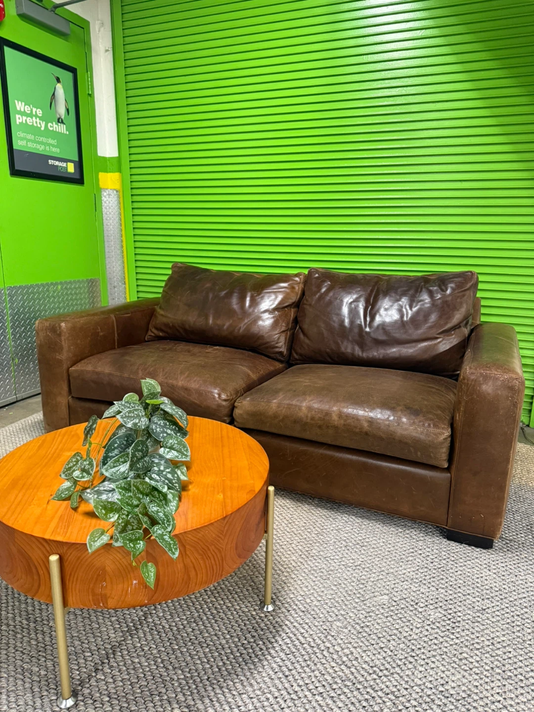 Room & Board Metro Leather Sofa – FREE DELIVERY - photo 3