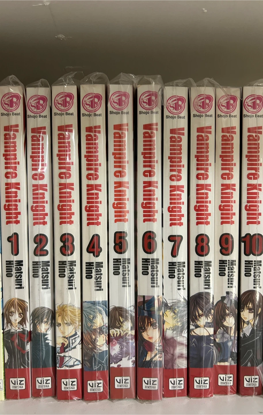 Vampire Knight Manga Series Volumes 1-10
