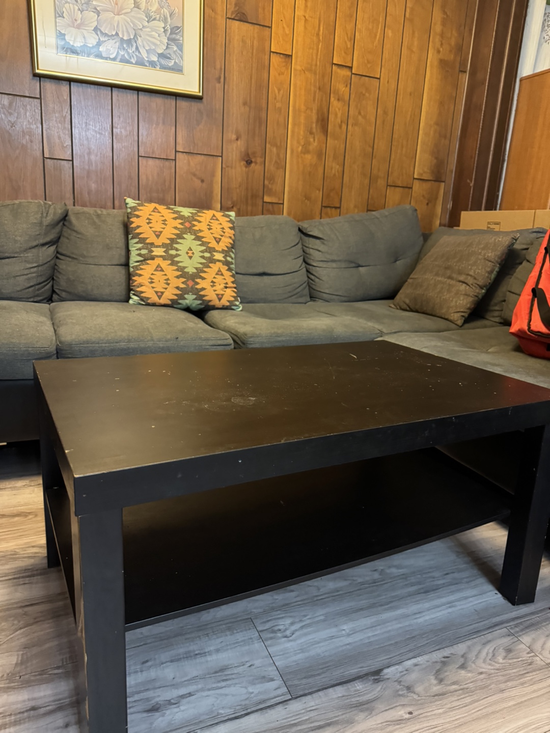 IKEA Black Coffee Table - photo 2