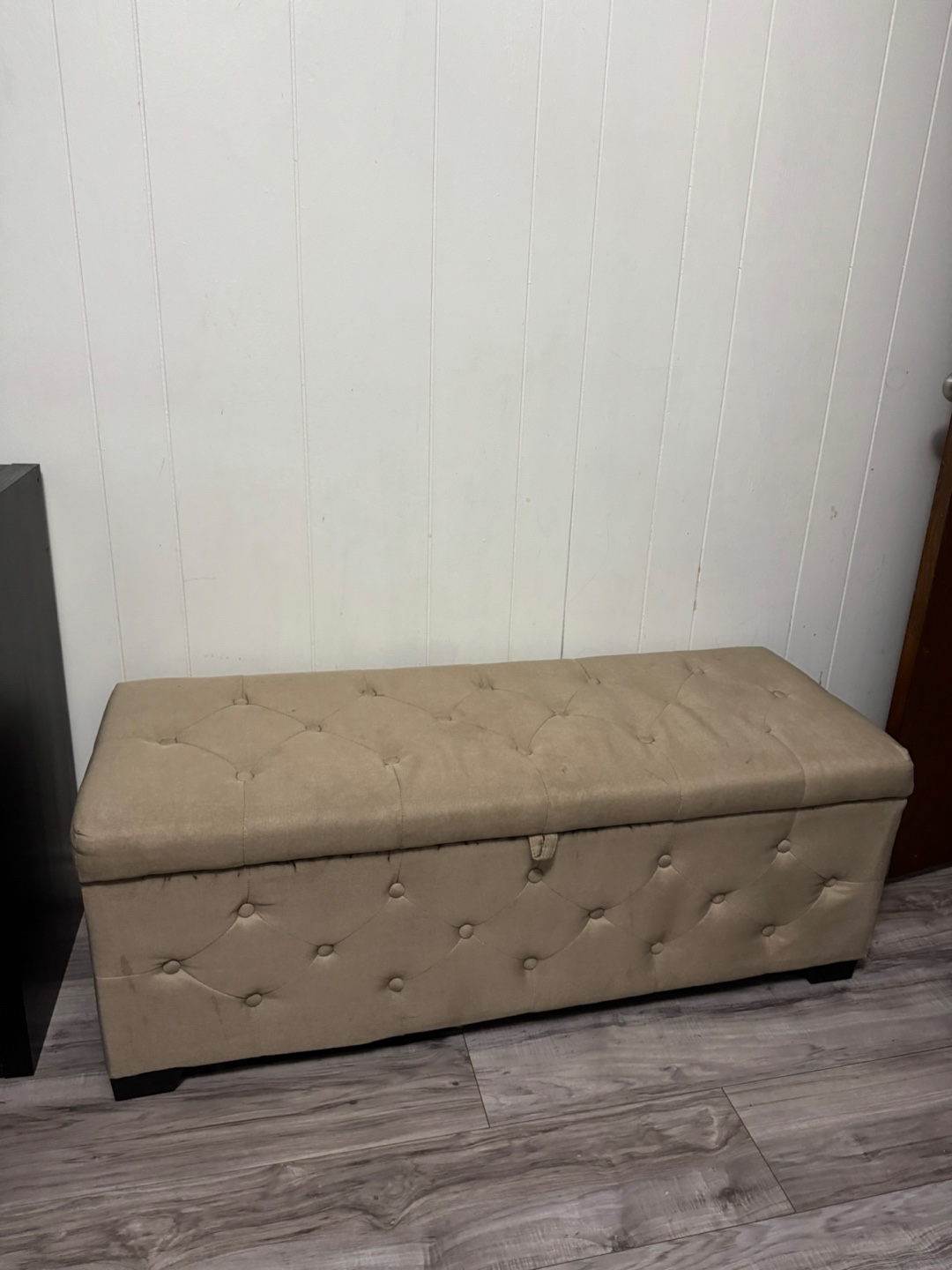 Tufted Storage Bench Ottoman - photo 3