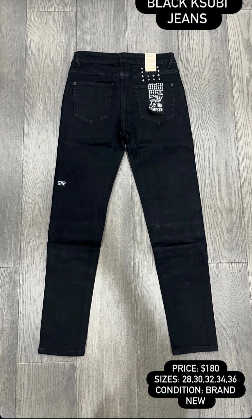 New Black Ksubi Jeans, Size 34 - photo 2
