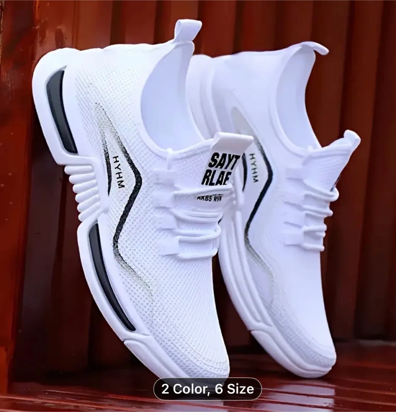 White Sneakers - 8.5/42 Size Available image indicator(2)