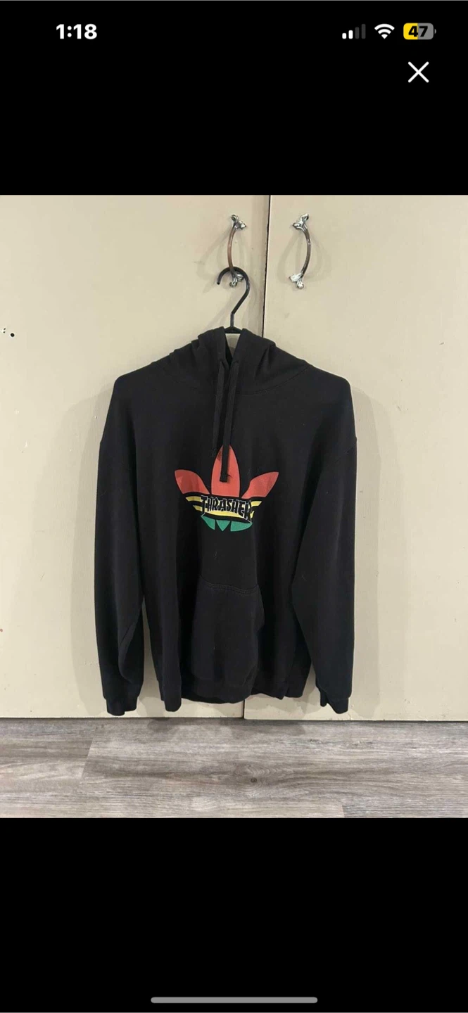 Thrasher Black Hoodie