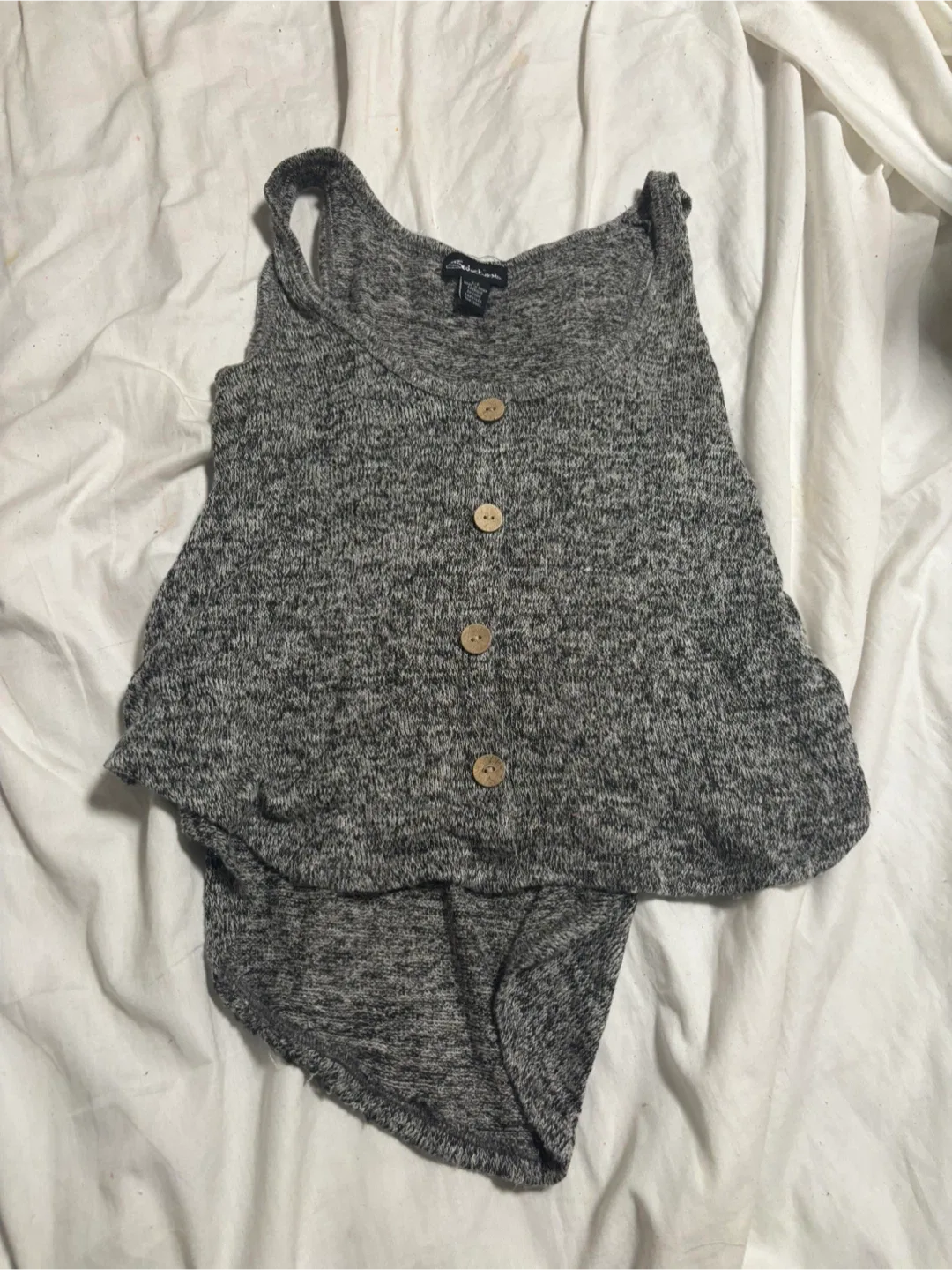 Seduvtions Grey Tank Top - Size S