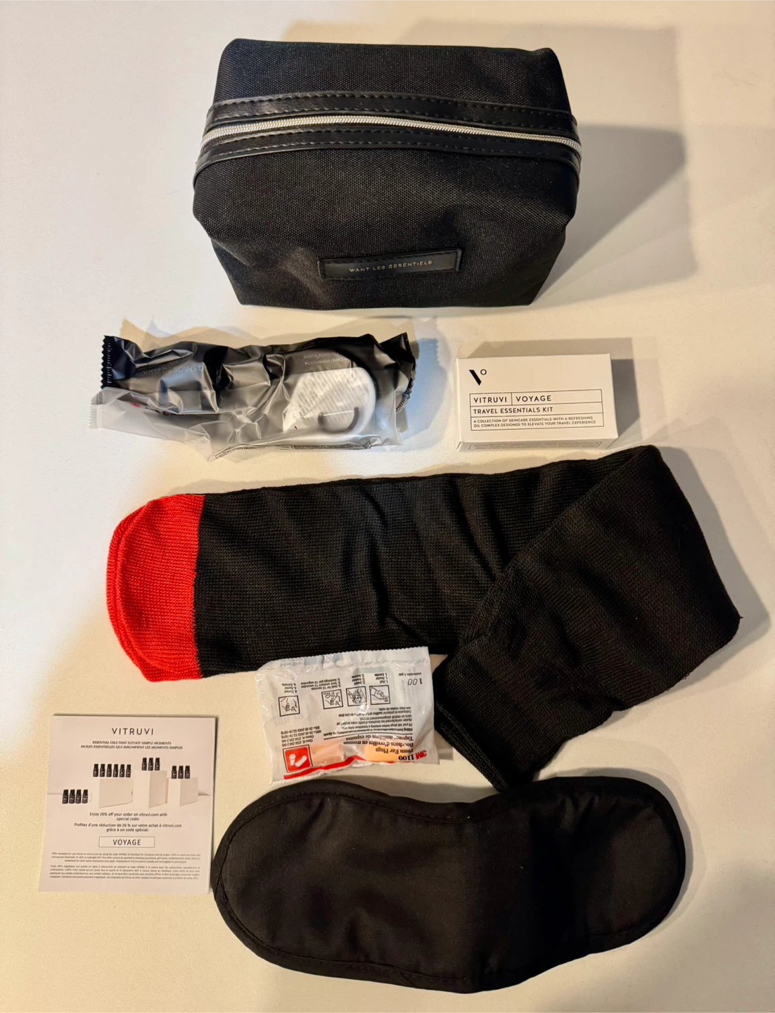 ✈️ WANT Les Essentiels Air Canada Business Class Travel Pouch ✈️ - photo 4