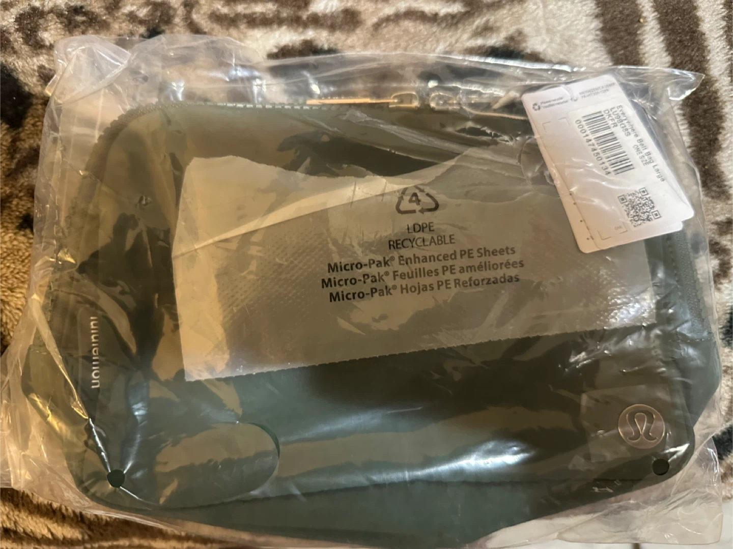 New Lululemon Cyanide Dye EBB Belt Bag Large - photo 2
