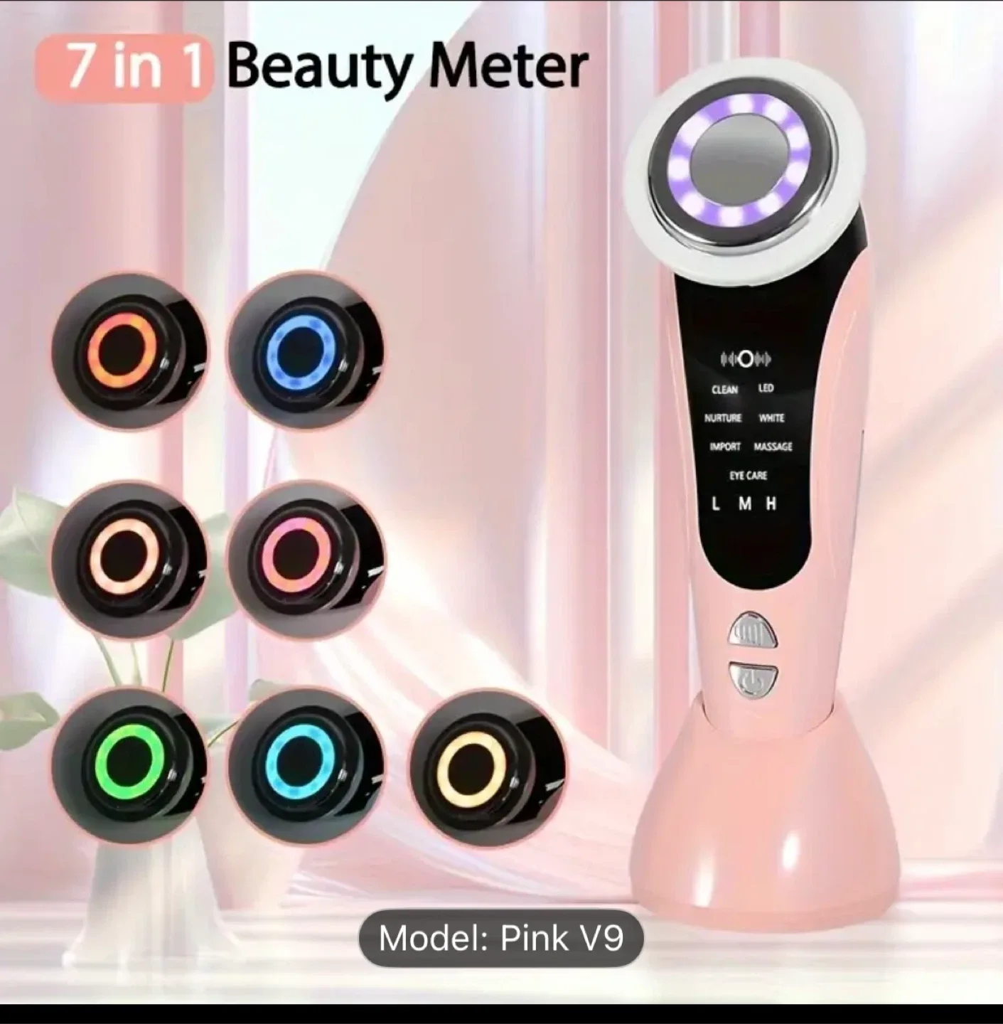 7 in 1 Beauty Meter - Pink V9 image indicator(2)