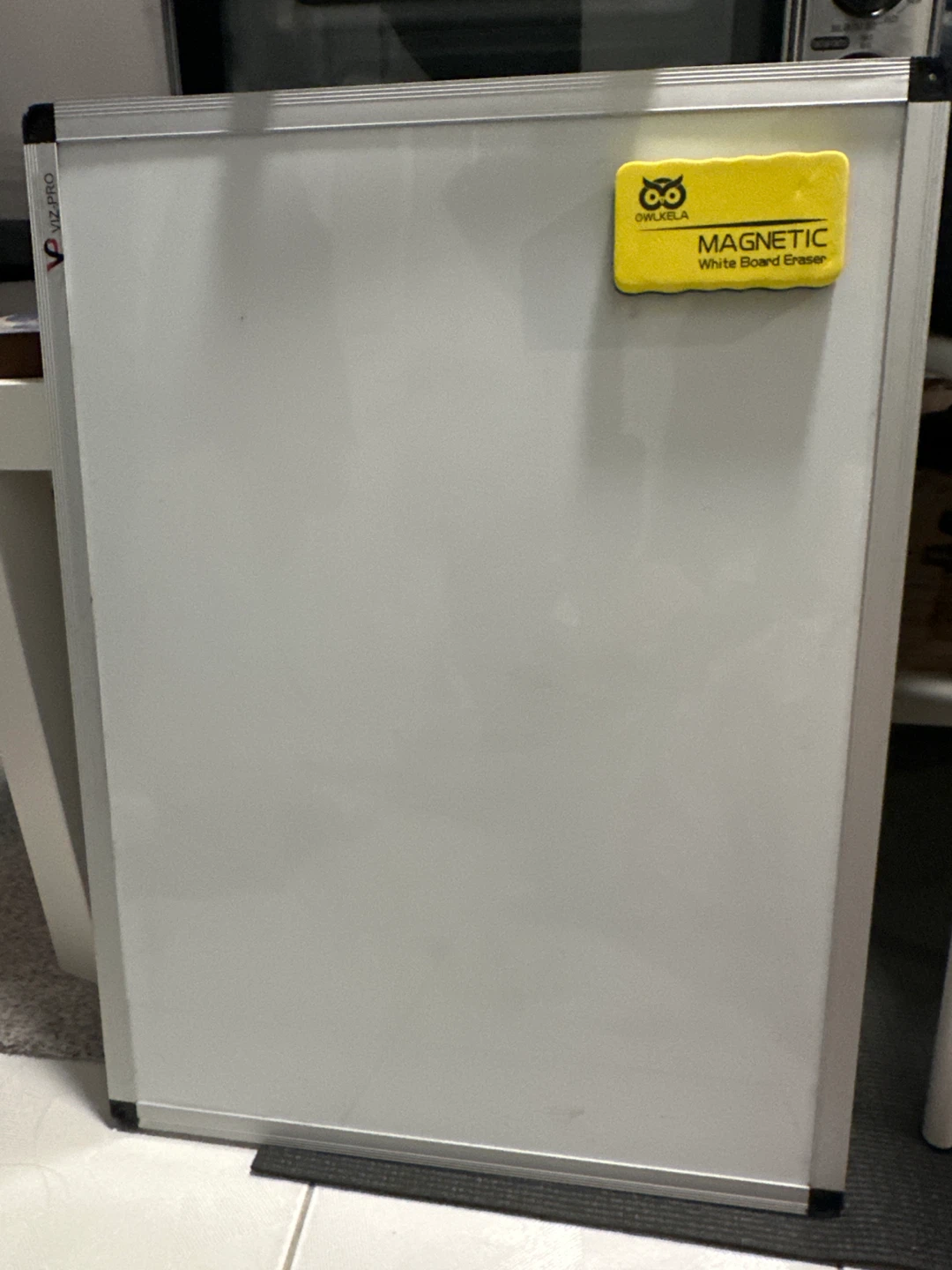VIZ-PRO Magnetic White Board, Dry Erase Board 24 X 18 Inches