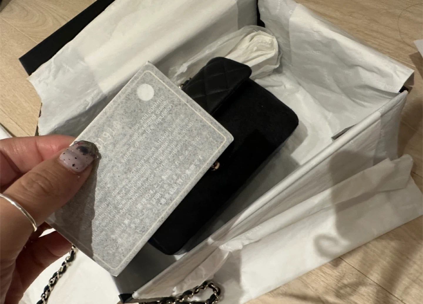 Chanel Black Classic mini Flap Bag - photo 3