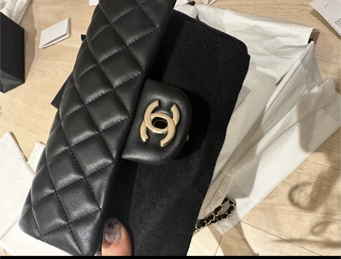 Chanel Black Classic mini Flap Bag
