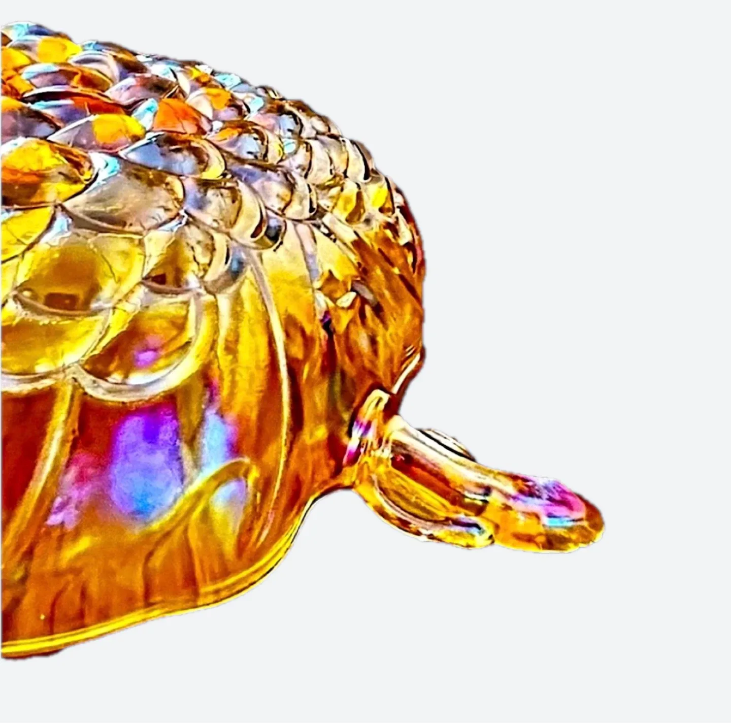 Vintage Indiana Carnival Glass XL Fruit Bowl image indicator(4)