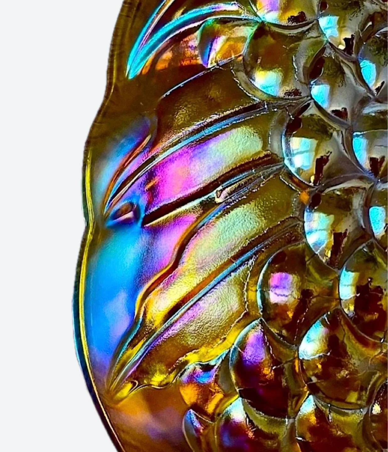 Vintage Indiana Carnival Glass XL Fruit Bowl image indicator(5)