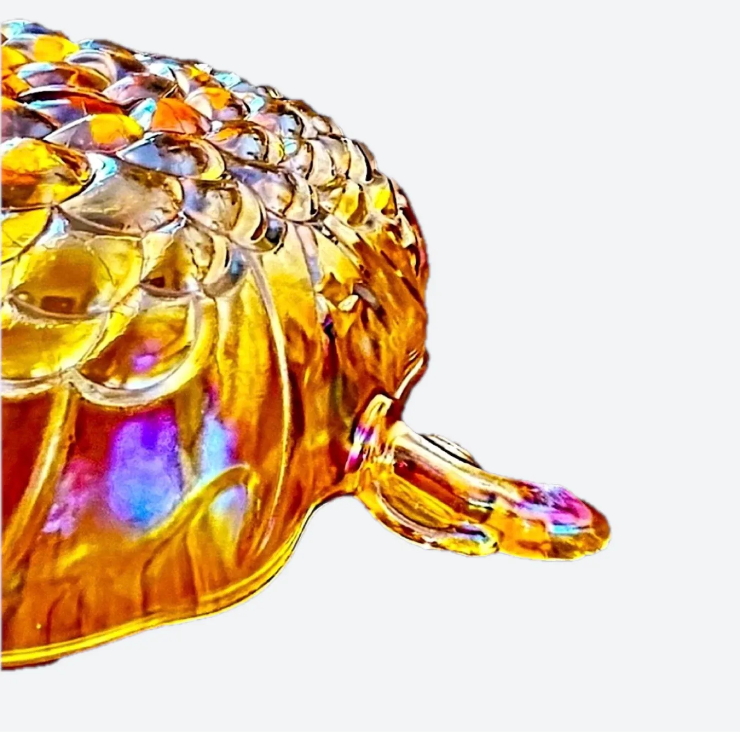 Vintage Indiana Carnival Glass XL Fruit Bowl image indicator(6)