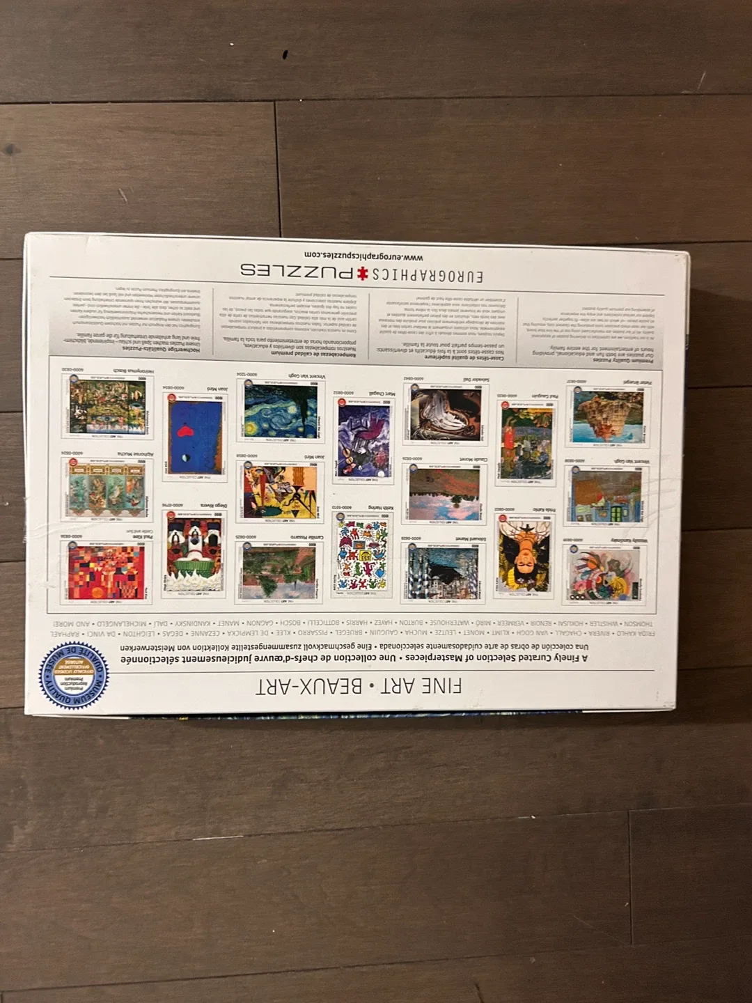 Vincent van Gogh 'The Starry Night' 1000-Piece Puzzle image indicator(2)