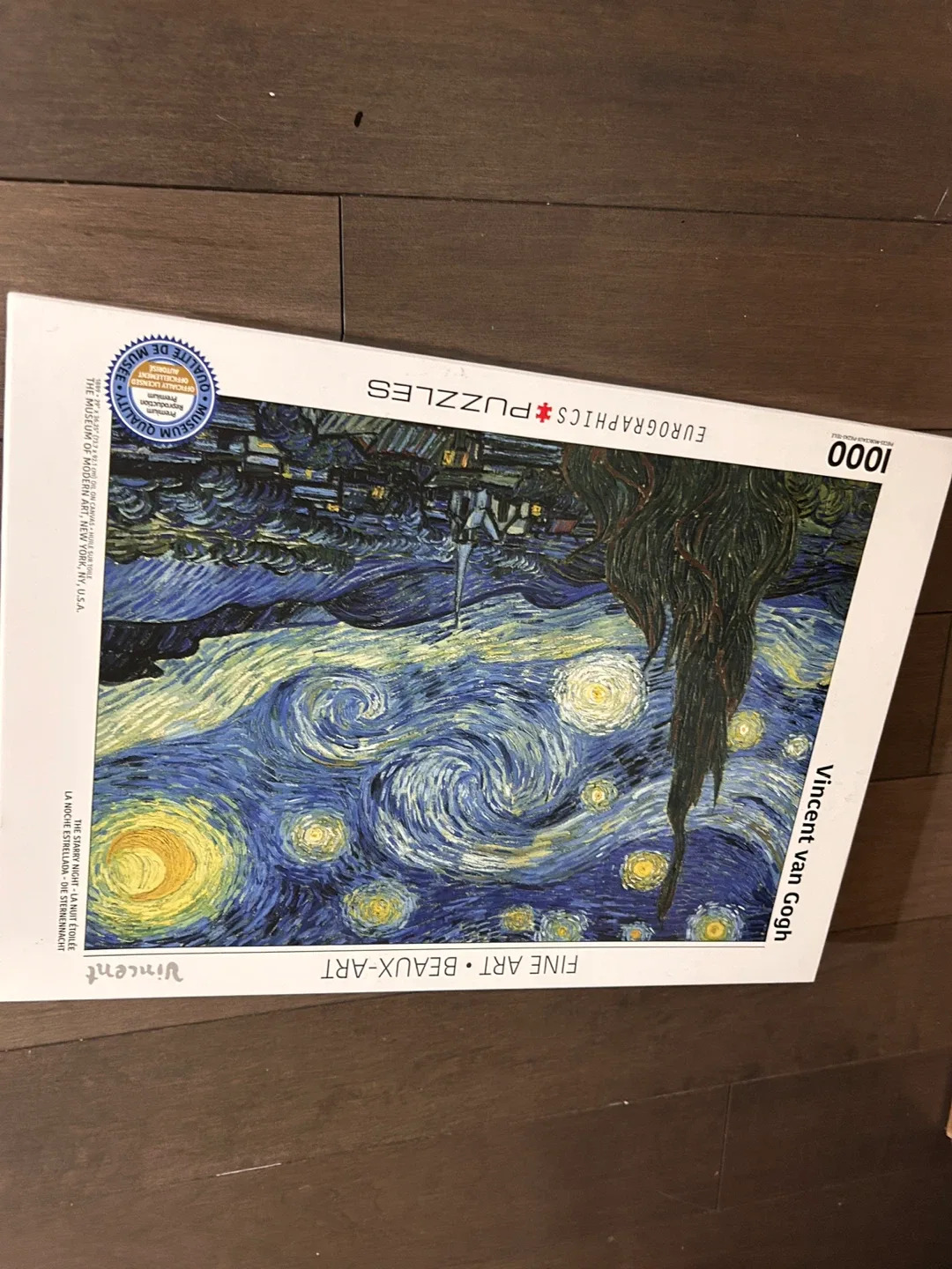 Vincent van Gogh 'The Starry Night' 1000-Piece Puzzle image indicator(5)