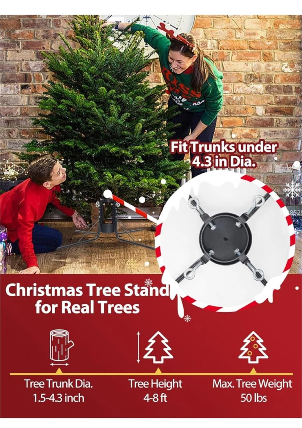 Christmas Tree Stand for Real Trees - New in Box - photo 2