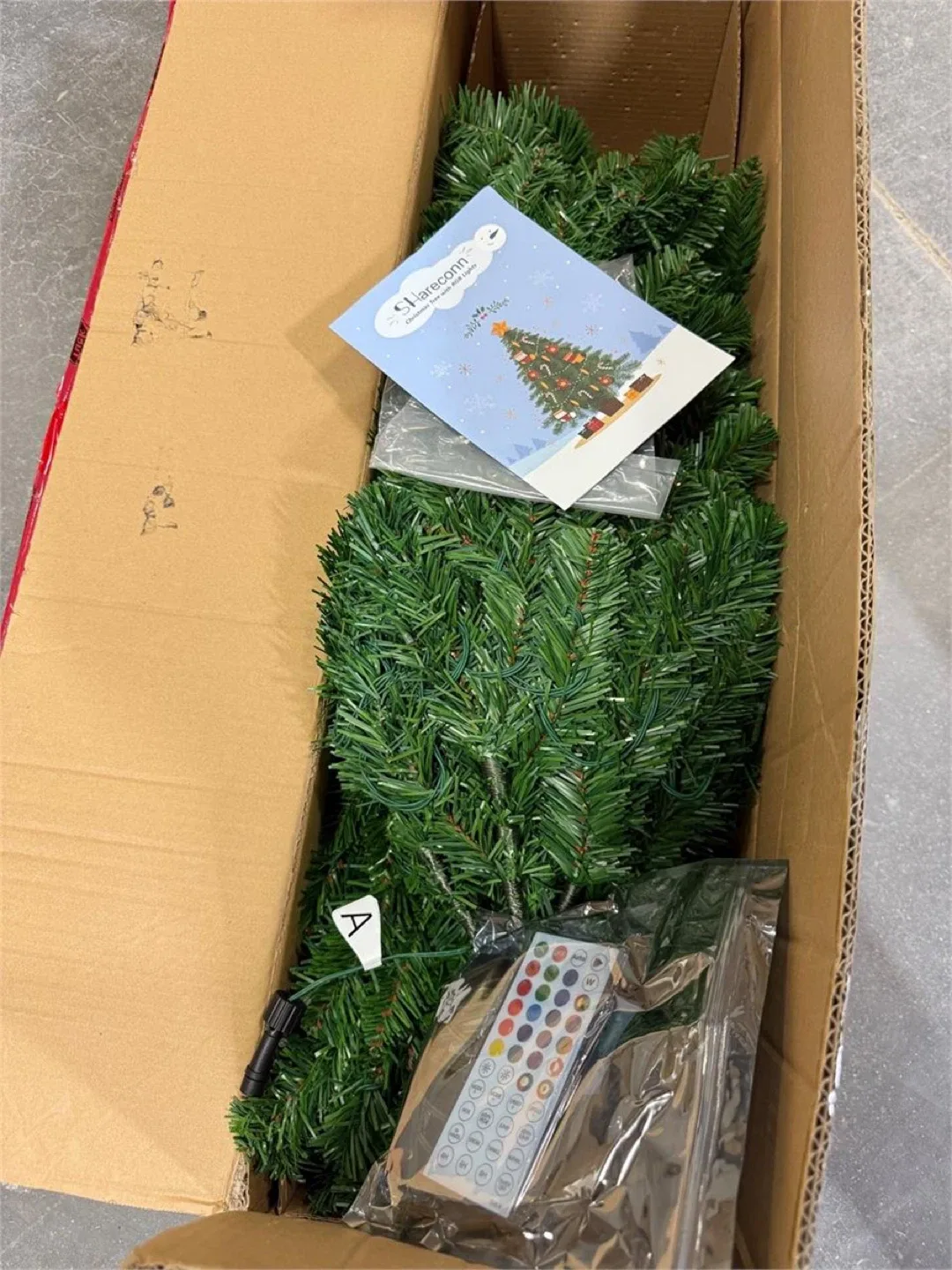 Pre-lit Artificial Christmas Tree 5ft image indicator(4)