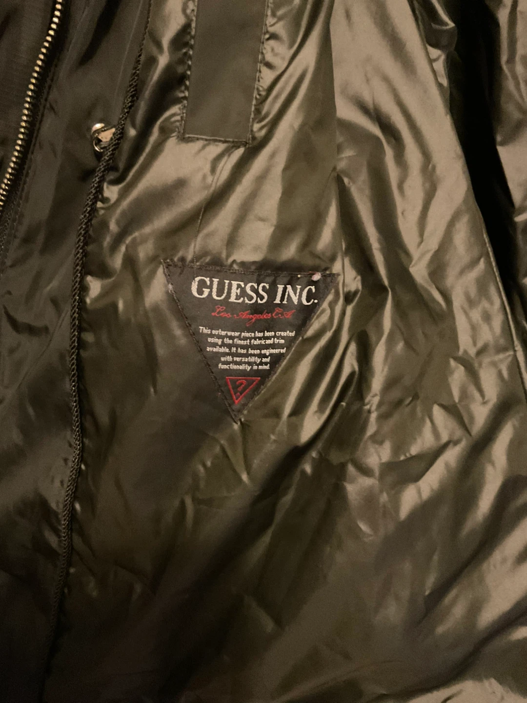 GUESS Olive Green Puffer Jacket - photo 4
