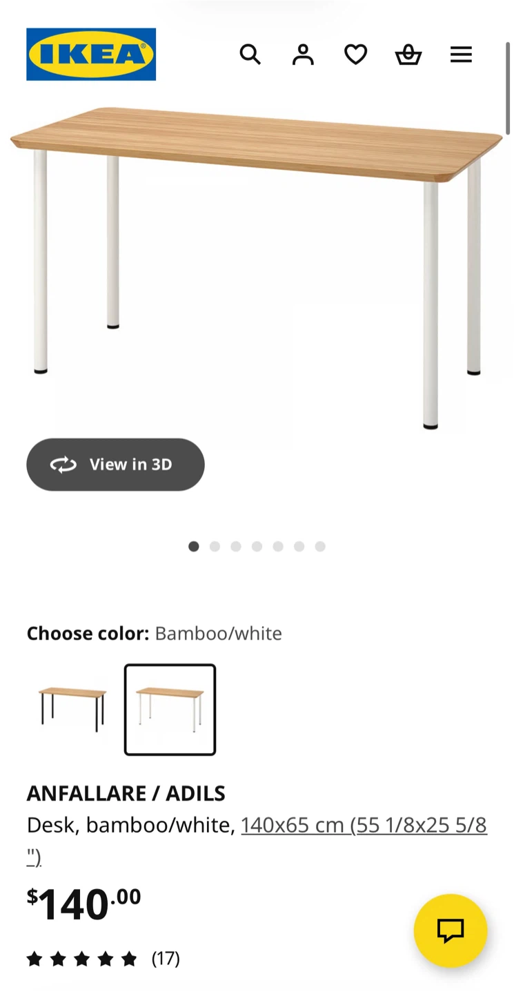 IKEA Wooden Desk - photo 5