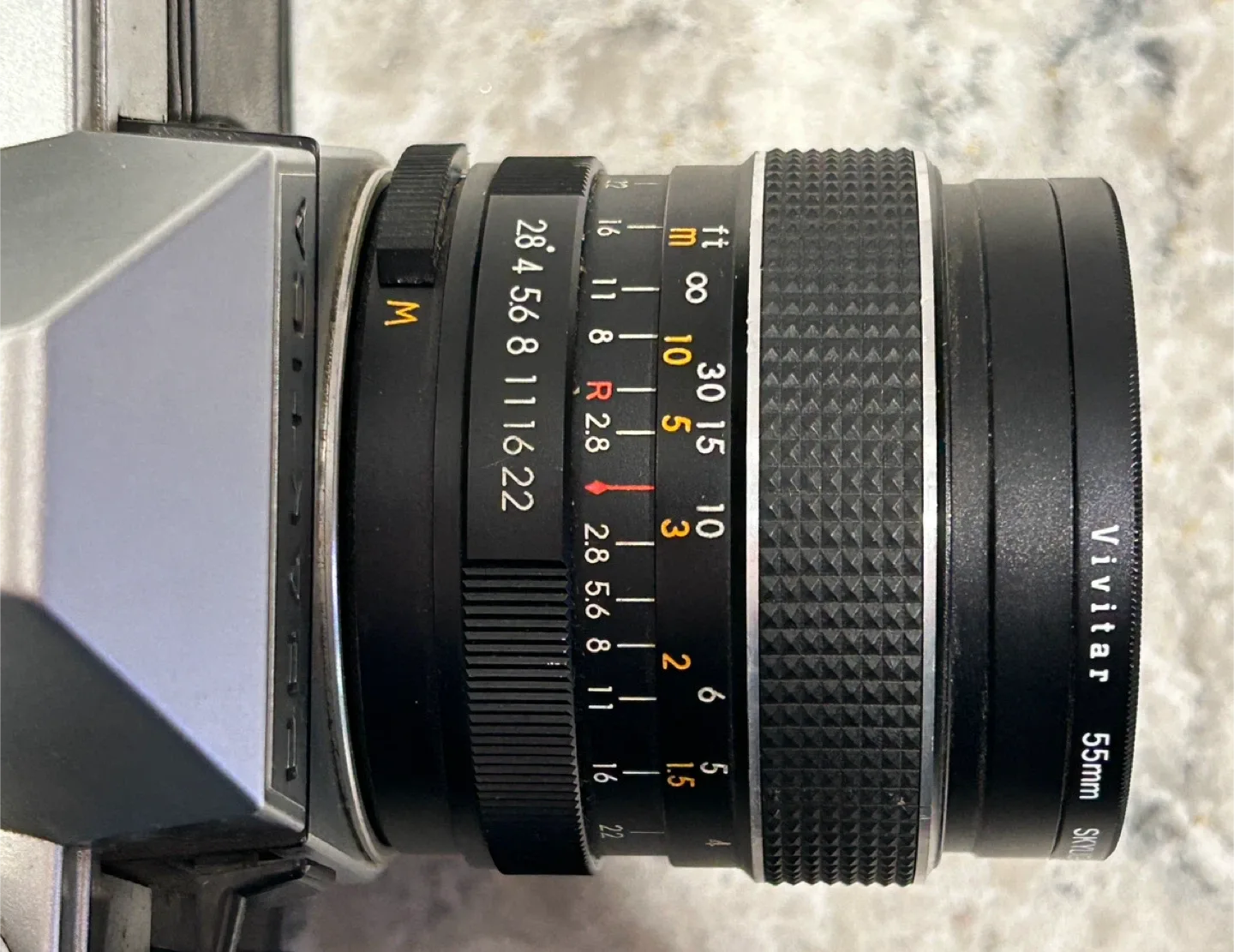 Praktica MTL 5B Film Camera w/ Elicar 35mm Lens image indicator(6)