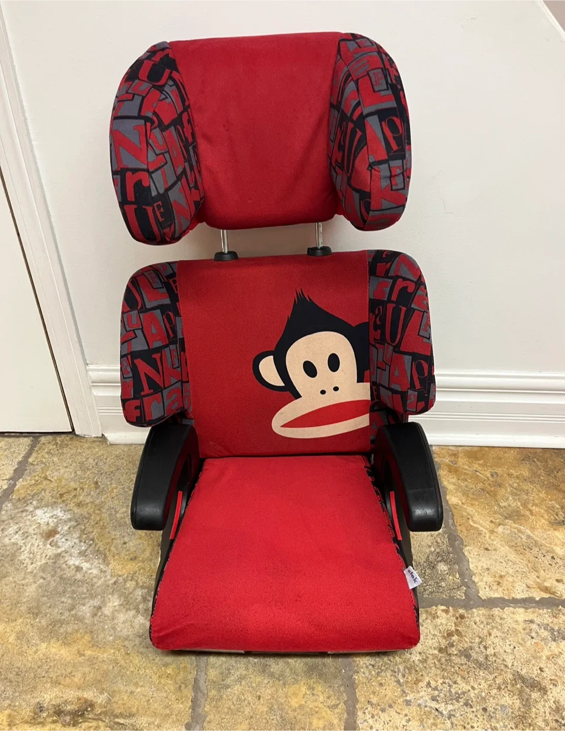 Clek Oobr Red & Black Tall or Short Back Car Booster Seat thumbnail