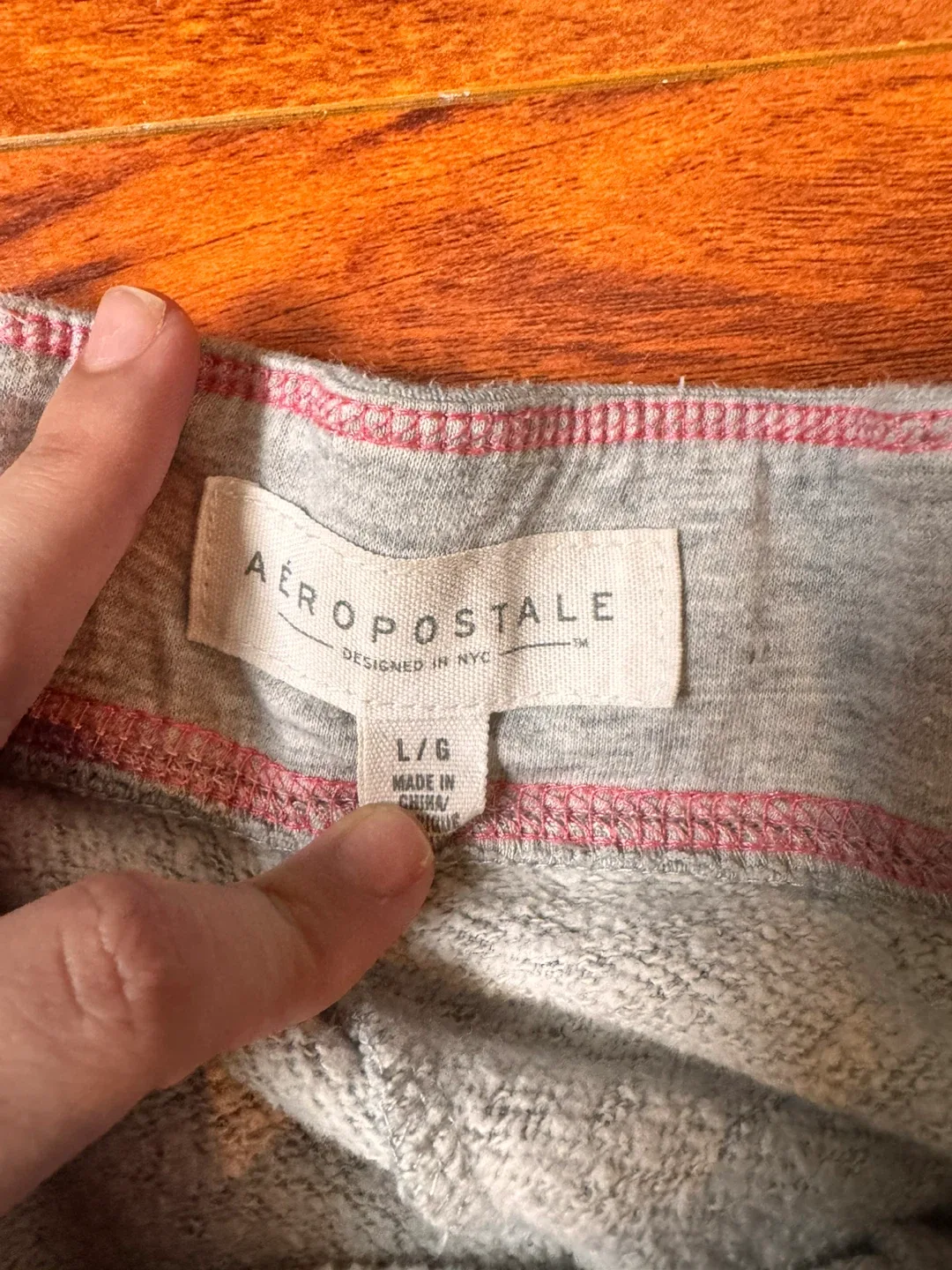 Girl’s Aeropostale Gray Jogger Sweatpants image indicator(3)