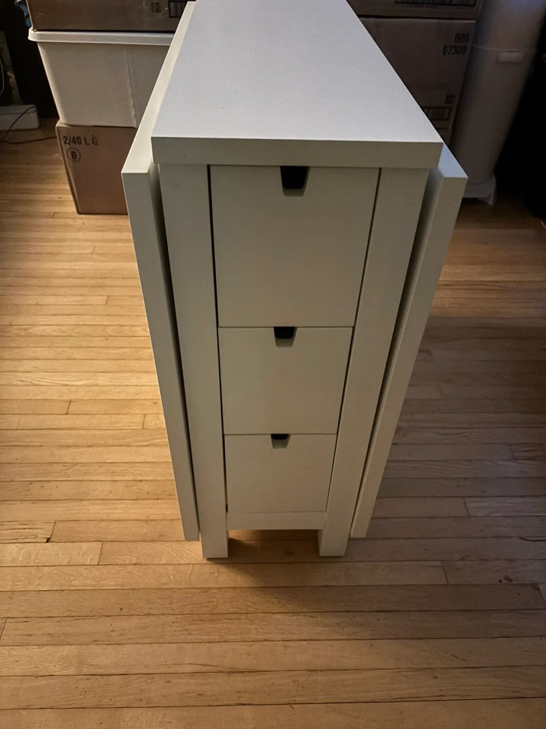 IKEA Norden Extendable White Dining Table