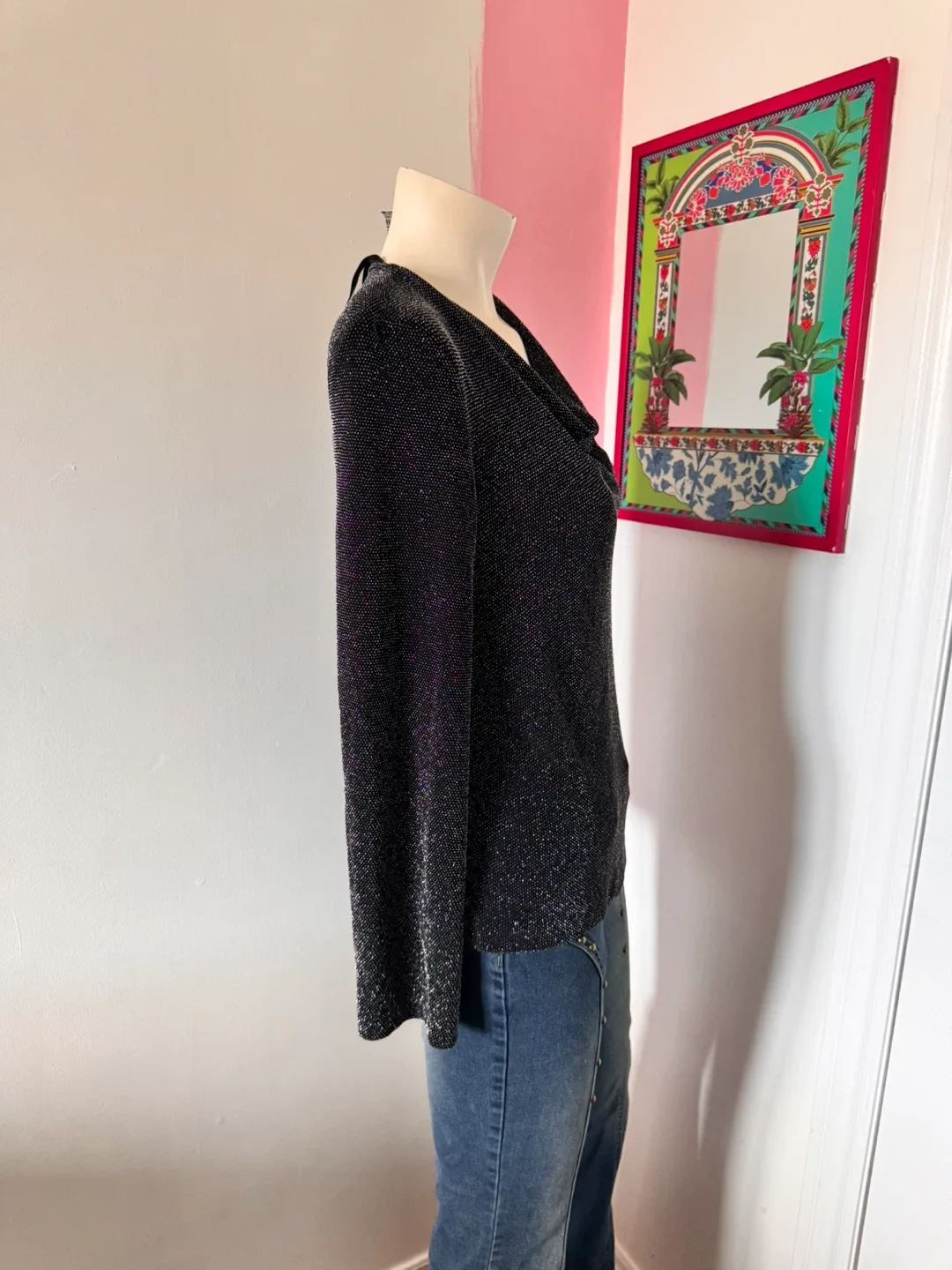 Sparkly Black Long Sleeve image indicator(2)