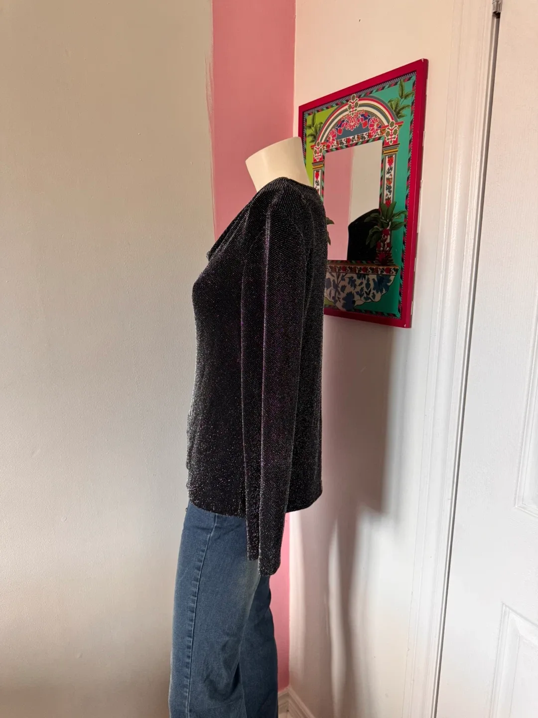 Sparkly Black Long Sleeve image indicator(4)