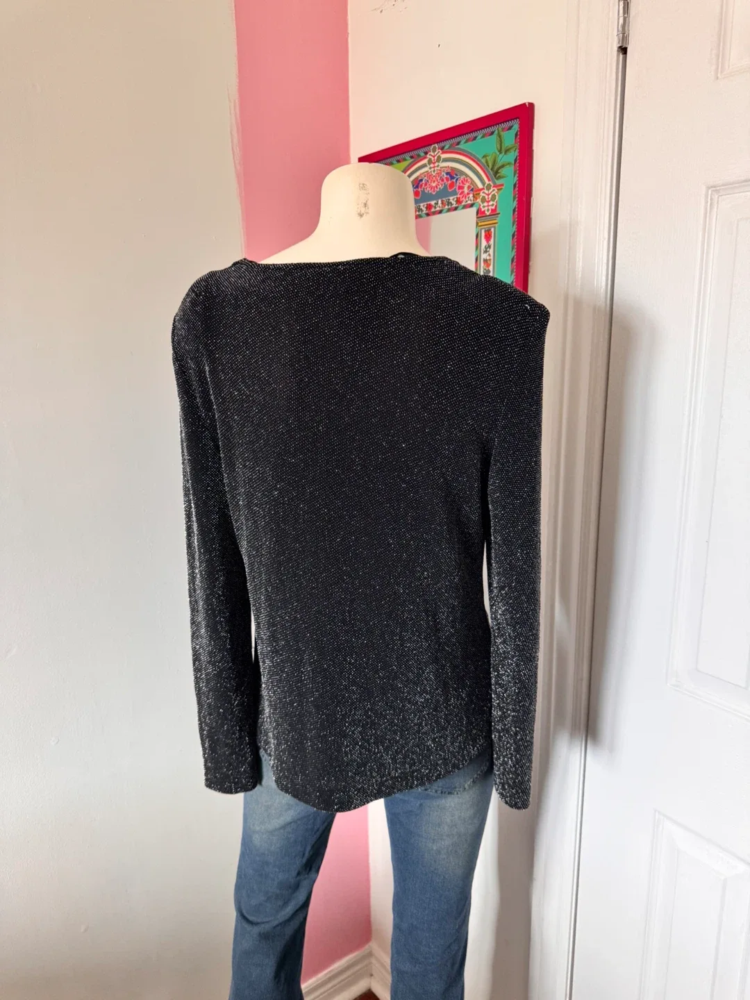 Sparkly Black Long Sleeve image indicator(3)