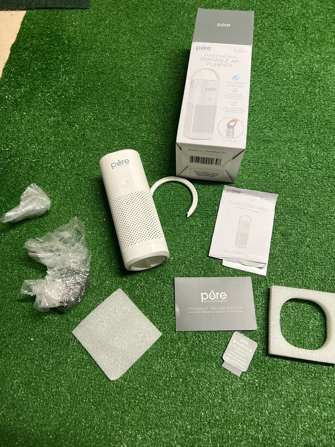 Pure Enrichment PureZone Mini Portable Air Purifier image indicator(2)