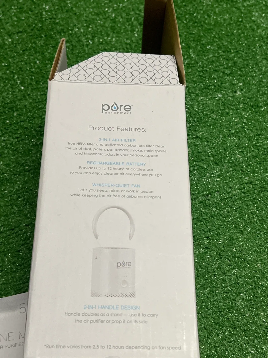 Pure Enrichment PureZone Mini Portable Air Purifier image indicator(3)