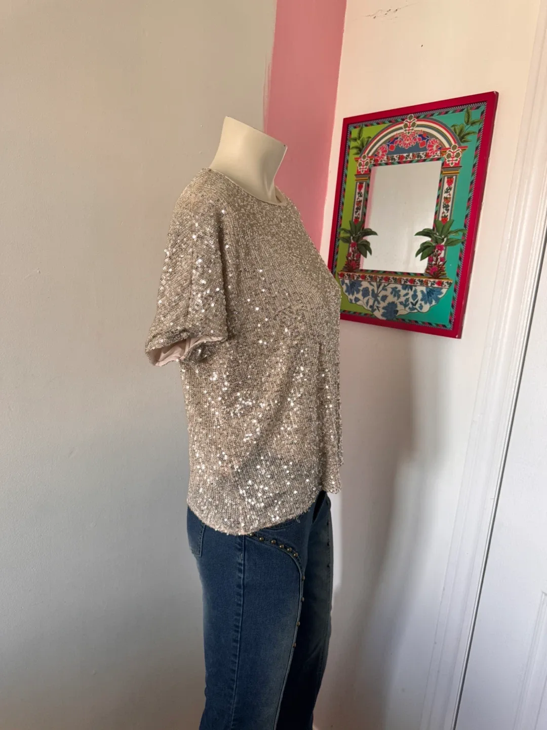 Silver Sequin Top image indicator(2)