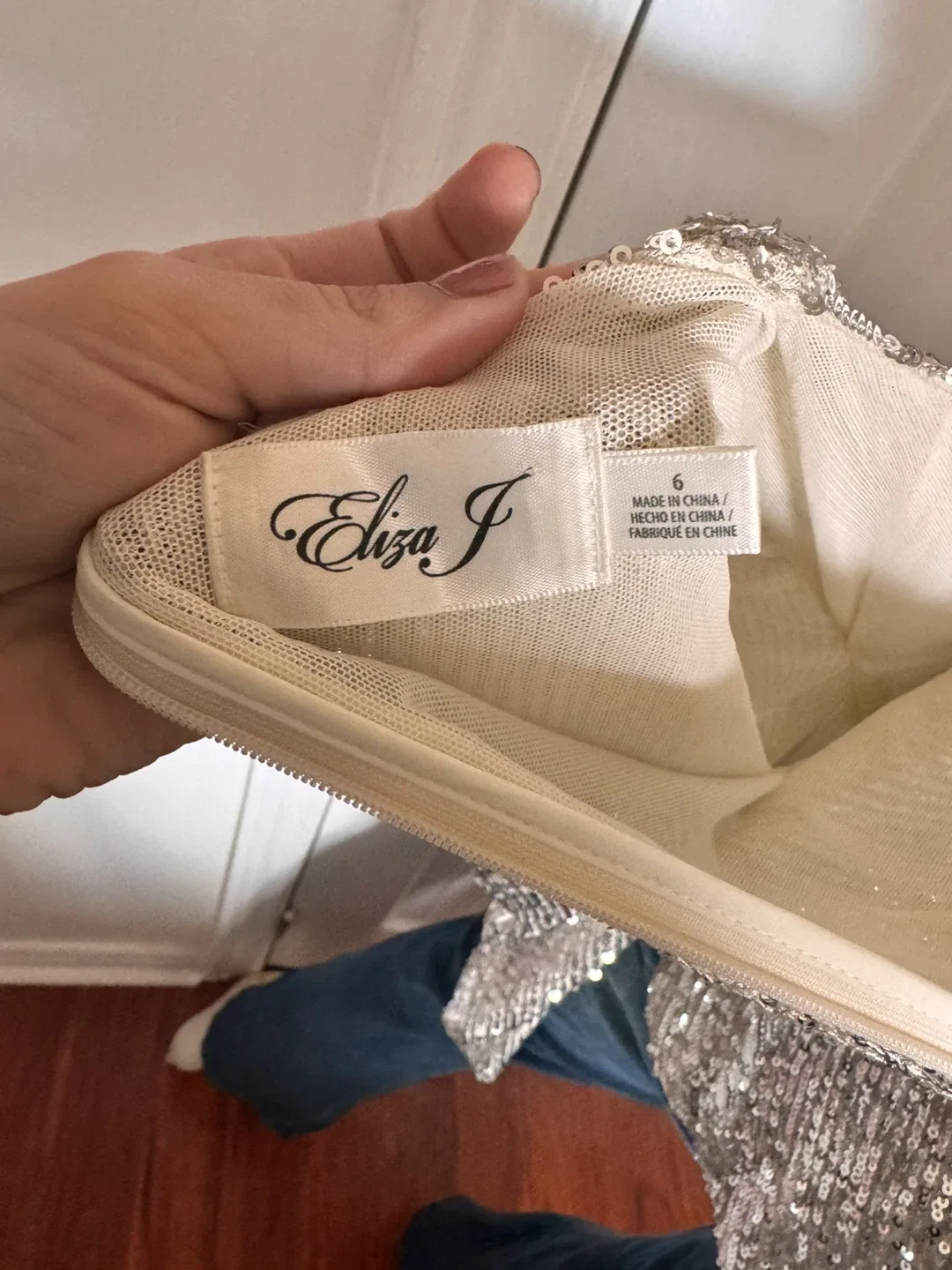 Silver Sequin Wrap Top image indicator(5)