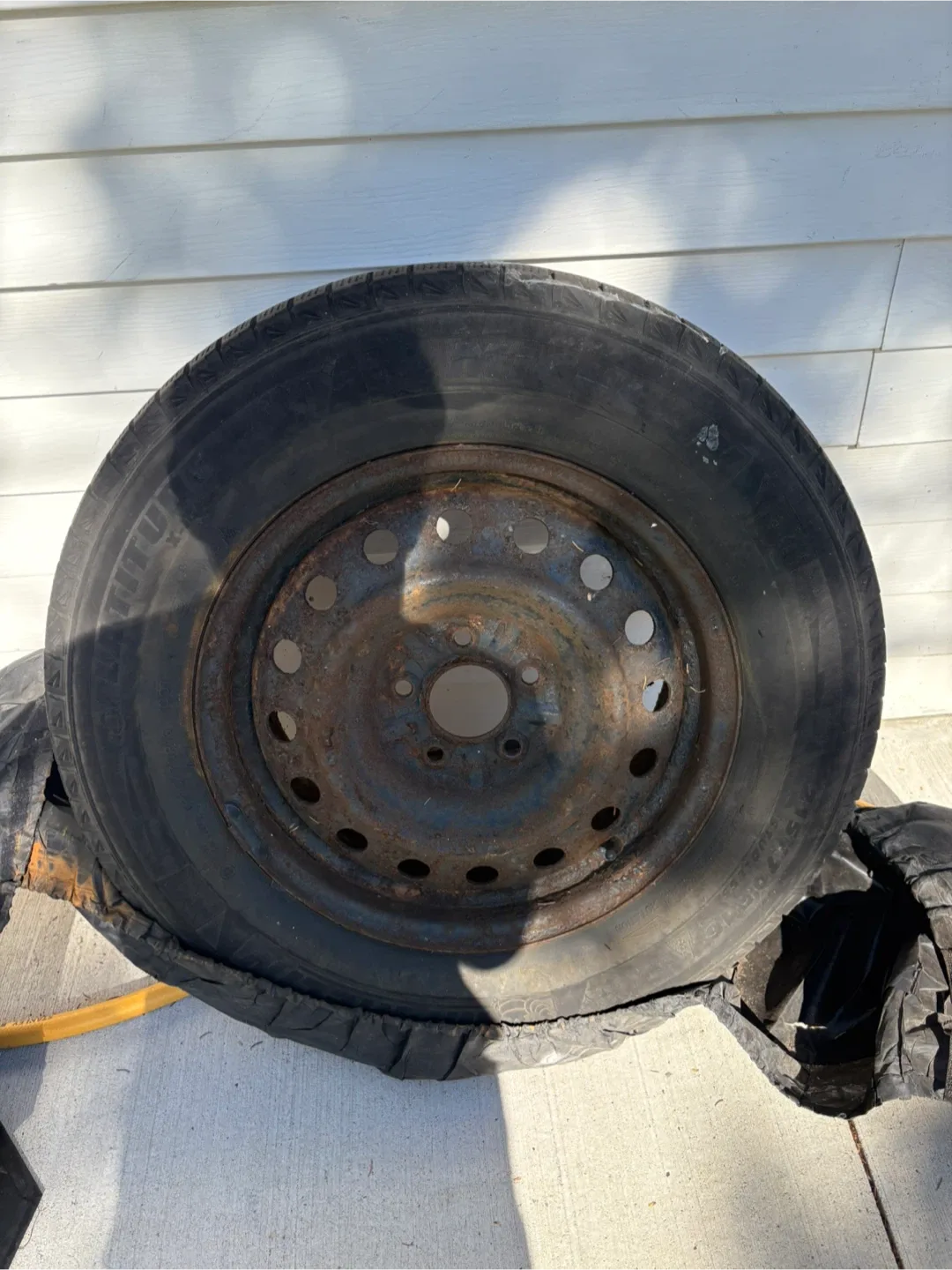 Used Winter Tire on Rim