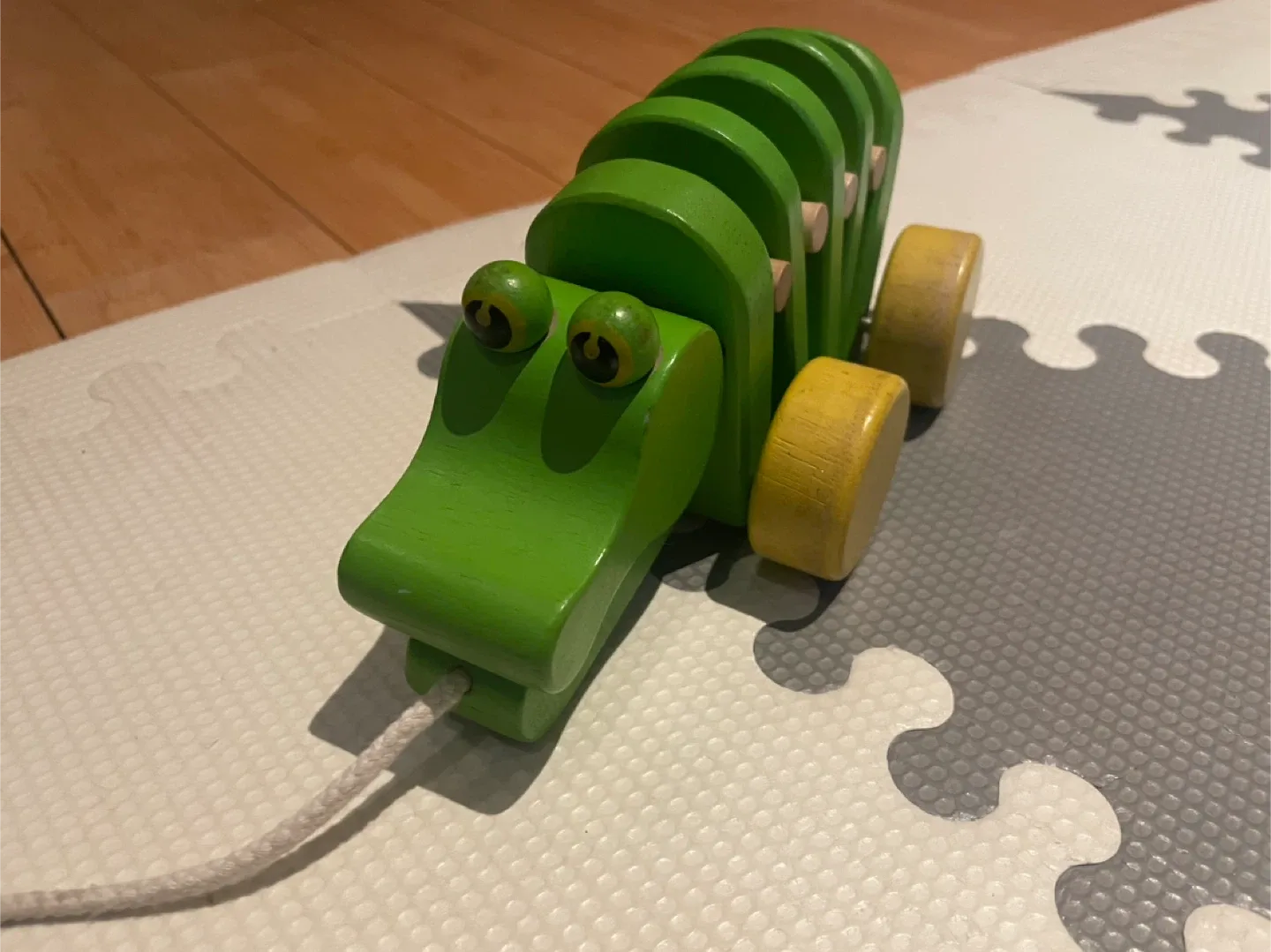 Hape Wooden Pull-Along Alligator Toy thumbnail