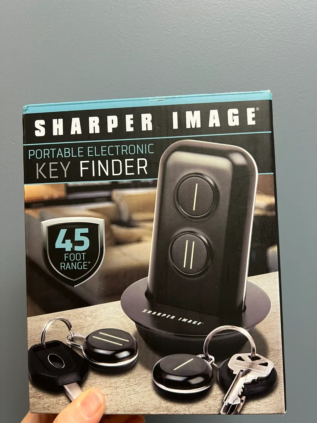 Sharper Image Portable Electronic Key Finder - New in Box thumbnail