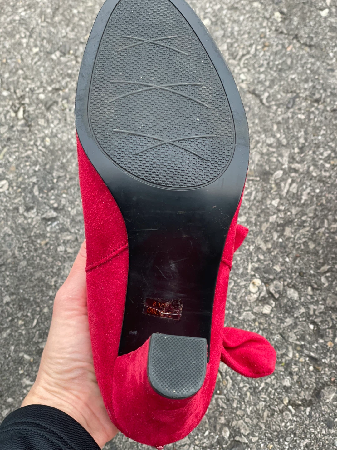 Red Ankle Boots - Size 8.5 - photo 3