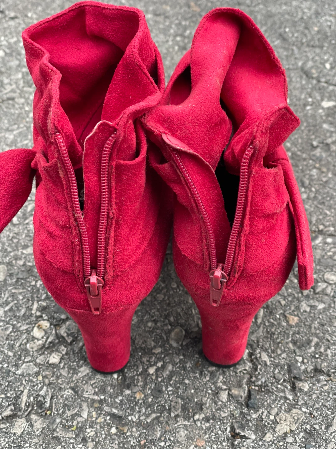 Red Ankle Boots - Size 8.5 - photo 2