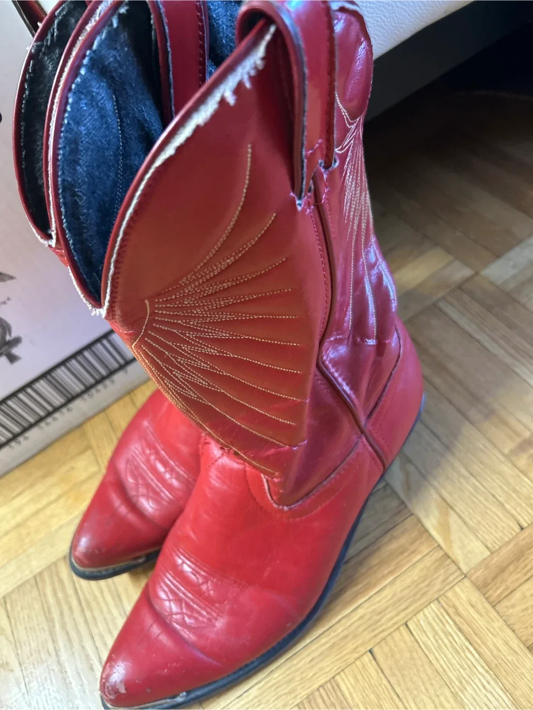 Red Cowboy Boots