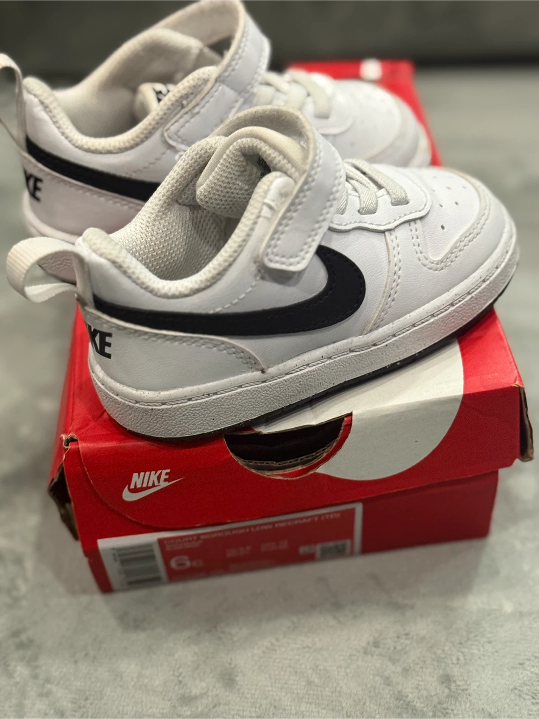 Nike Court Borough Low Recraft Toddler Shoes - Size 6 - photo 3
