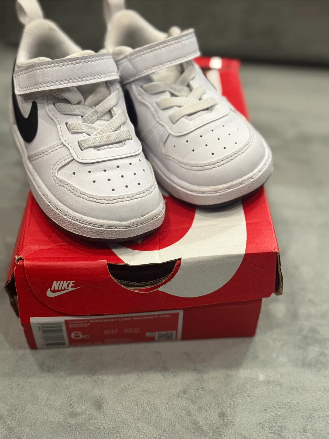 Nike Court Borough Low Recraft Toddler Shoes - Size 6 - photo 2