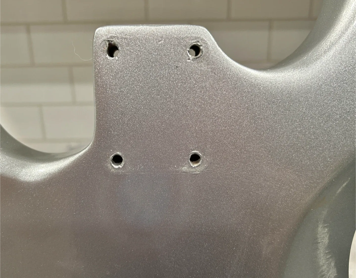 Silver Electric Guitar Body image indicator(4)
